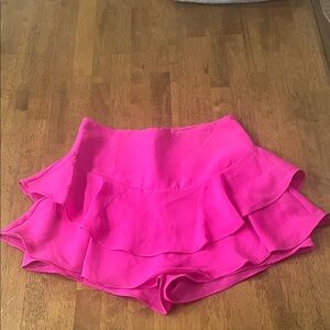 Pink Ruffle Skort